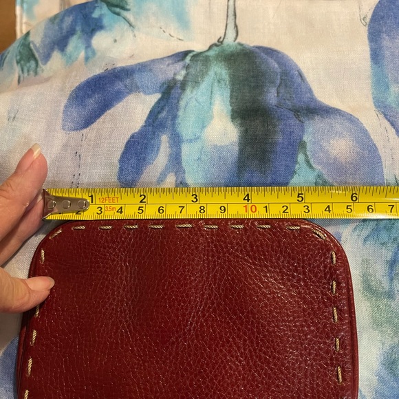 Fossil deep red wristlet with added charm EUC - Picture 8 of 10